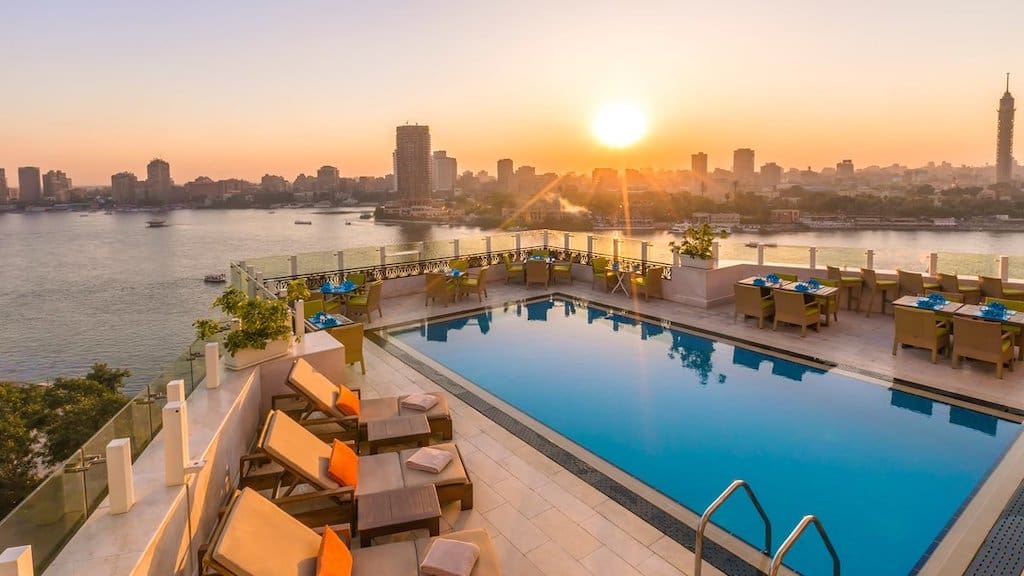 Kempinski Nile Hotel pool