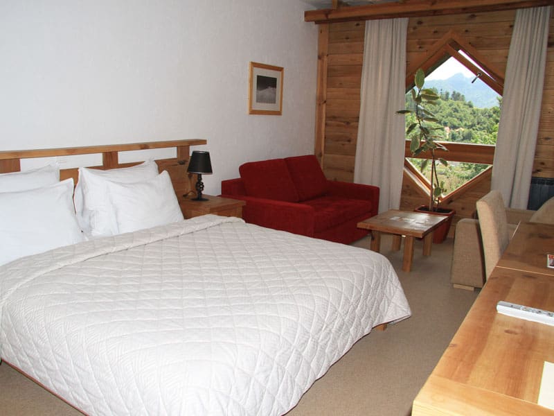 A standard room at Bianca Resort & Spa in Mojkovac, Montenegro.